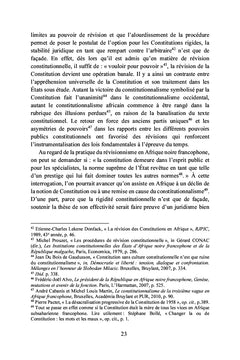 Les mots et les maux de la constitution en Afrique subsaharienne francophone