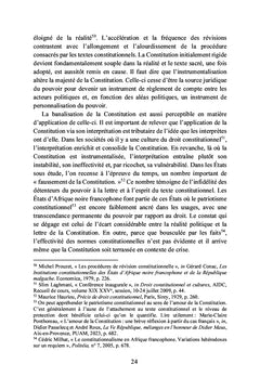 Les mots et les maux de la constitution en Afrique subsaharienne francophone