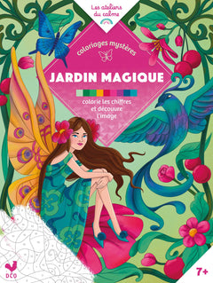 Coloriages mystères - Jardin magique