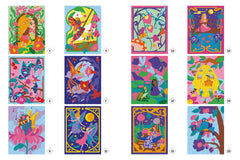 Coloriages mystères - Jardin magique