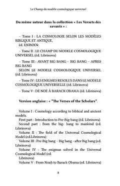 Le Champ du modèle cosmologique universel
