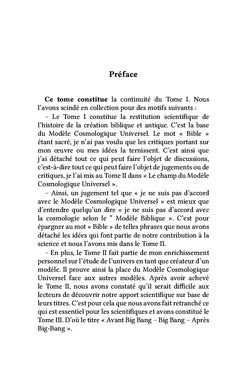 Le Champ du modèle cosmologique universel
