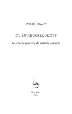 Qu'est-ce que le droit ?
