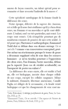 Le temps de la féminité