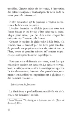 Le temps de la féminité