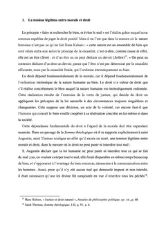 Morale et Droit