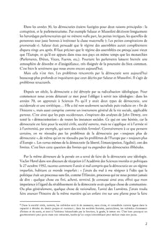 Les infortunes contemporaines de la démocratie