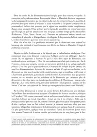 Les infortunes contemporaines de la démocratie