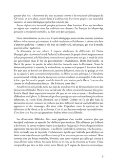 Les infortunes contemporaines de la démocratie