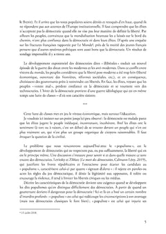 Les infortunes contemporaines de la démocratie