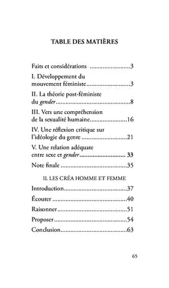 L'idéologie post-féministe du genre