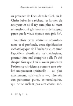 Aimer le monde passionnément