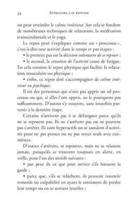 Apprendre à se reposer