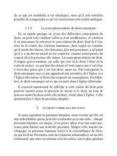 Eglise, personnes et droits