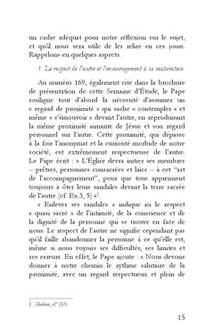 L'accompagnement spirituel dans les mouvements et les nouvelles communautés