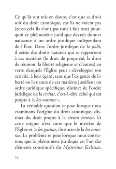 Les racines sacramentelles du droit canonique