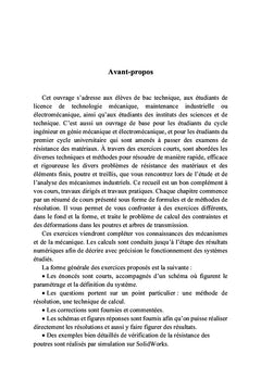Exercices pratiques de RDM & Éléments finis