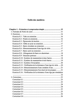 Exercices pratiques de RDM & Éléments finis