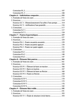 Exercices pratiques de RDM & Éléments finis