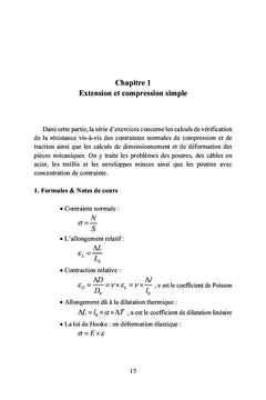 Exercices pratiques de RDM & Éléments finis