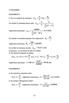 Exercices pratiques de RDM & Éléments finis