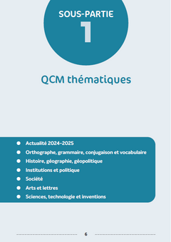 3500 QCM d'actualité et de culture générale - 2026-2027