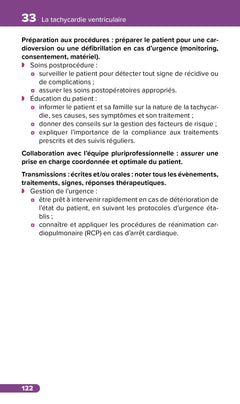 Fiches de soins infirmiers en cardiologie