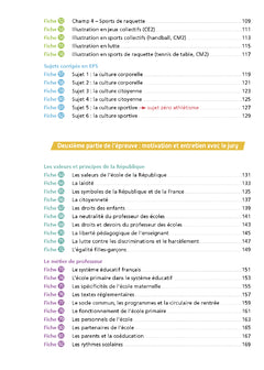 Objectif CRPE - 100 fiches efficaces pour bien réviser - Épreuve orale d'entretien + EPS - L3
