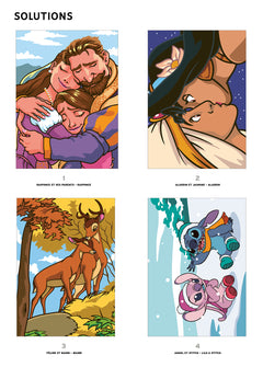 Coloriages Mystères Disney - Best of Love Stories