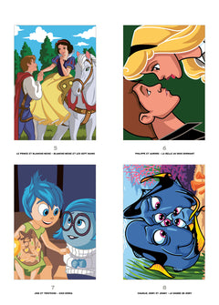 Coloriages Mystères Disney - Best of Love Stories