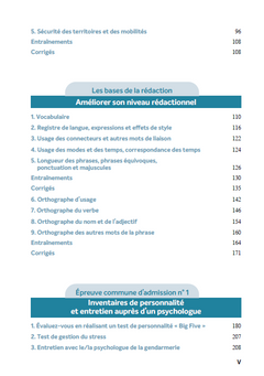 Concours Sous-officier de gendarmerie externe et interne - Tout-en-un 2026/2027