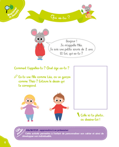 Mon cahier de toute petite section de maternelle