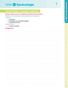 ECOS La compil' 3 - Gynécologie-Obstétrique/Médecine interne/Ophtalmologie/Orthopédie-Traumatologie