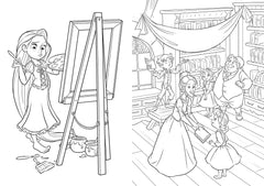 DISNEY PRINCESSES - Mes Coloriages avec stickers - Petites Princesses