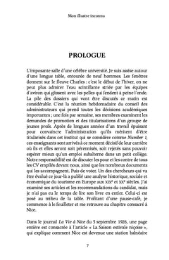 Mon illustre inconnu