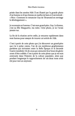 Mon illustre inconnu