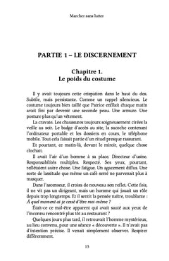 Marcher sans lutter