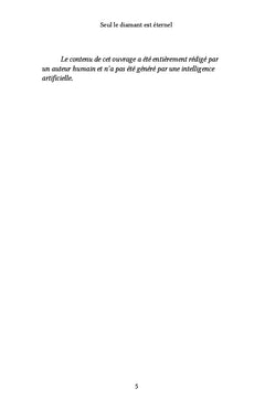 Seul le diamant est éternel