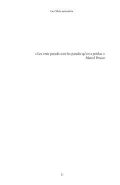 Les Mots retrouvés