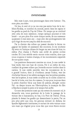 Les Mots retrouvés