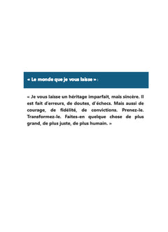 Le monde que je vous laisse