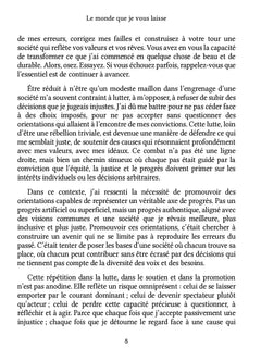 Le monde que je vous laisse