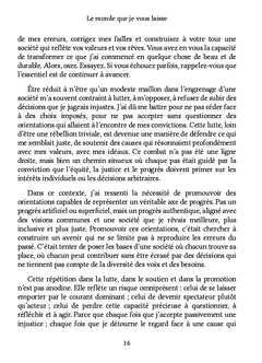 Le monde que je vous laisse