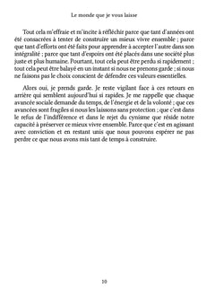 Le monde que je vous laisse
