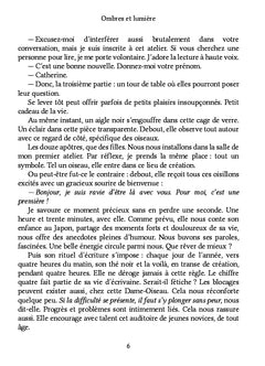 Ombres et lumière