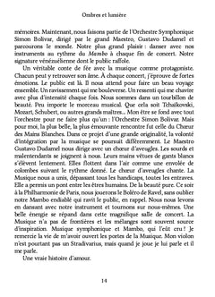 Ombres et lumière