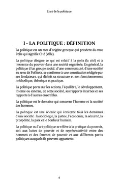 L'art de la politique