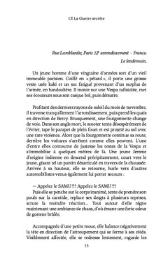 I.E La Guerre secrète