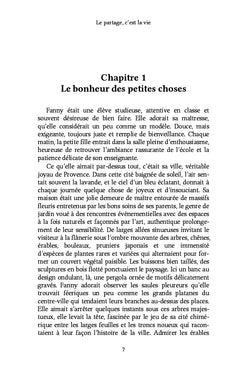 Le partage, c'est la vie