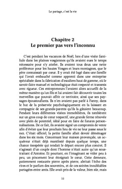 Le partage, c'est la vie